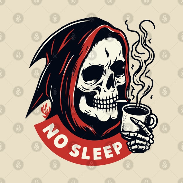 No Sleep grim reaper by Yaydsign