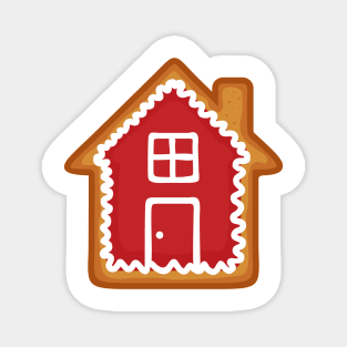 Christmas Ginger House Cookie Magnet