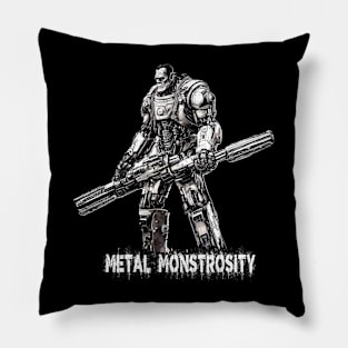Metal Monstrosity Pillow