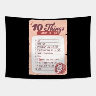 Car Things Car Gifts 10 Things I Want In My Life Tapestry