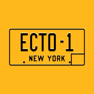 Ecto-1 Licence Plate Art (Ghostbusters) T-Shirt