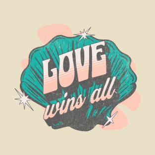 IU love wins all typography uaena | Morcaworks T-Shirt