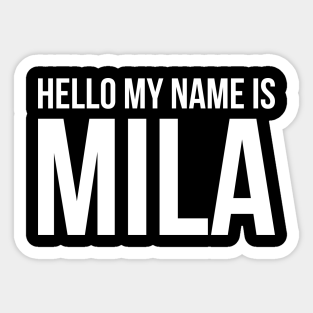 Hello My Name Is Stickers Teepublic
