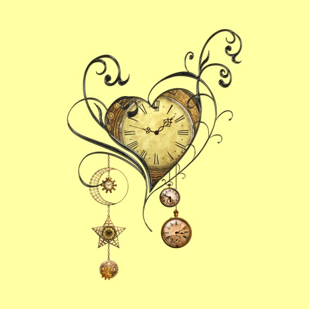 Wonderful steampunk heart by Nicky2342