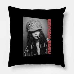 erykahbadu classic monochrome Pillow