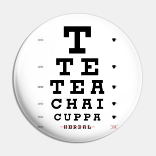 Tea Eye Chart Pin