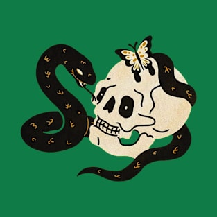 bone witth snake T-Shirt