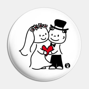 Wedding Couple Pin