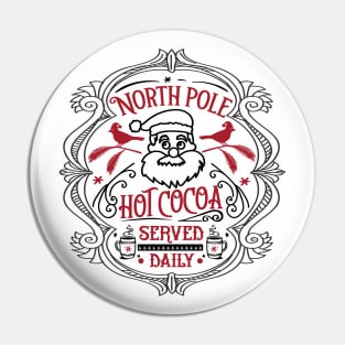 North pole hot cocoa served here Pin