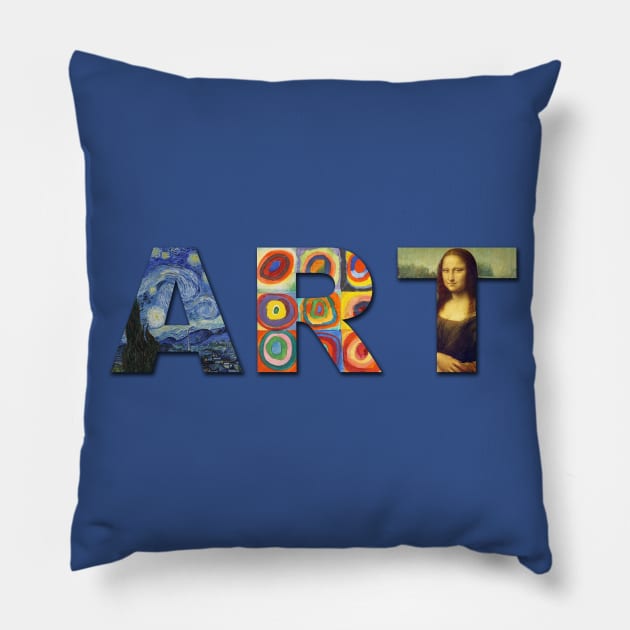 Art Artist Paintings Pillow by Scar