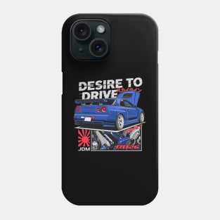 Skyline GTR R34 Phone Case