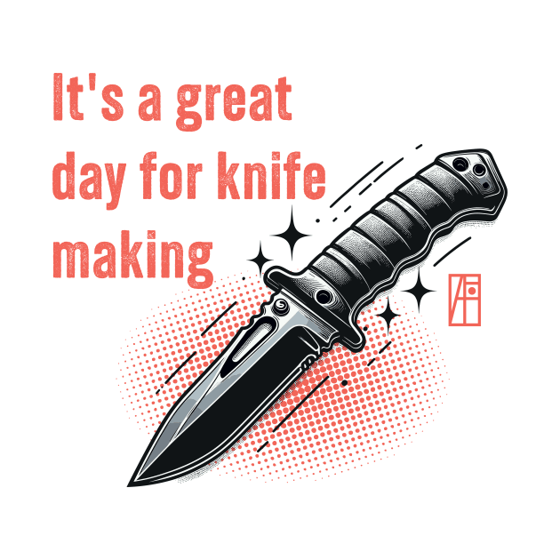 It's a Great Day for Knife Making - Knives are my passion - I love knife - Survival knife by ArtProjectShop