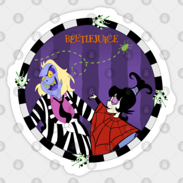 Beetlejuice Beetlejuice Lydia Beetlejuice Sticker Teepublic