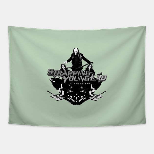 Strapping Young Lad Logo Tapestry by fendiadihidayat