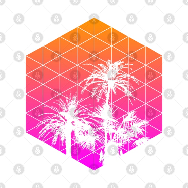 Miami 80s Grid by ArtEnceladus