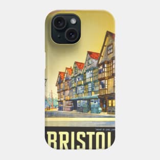 Bristol - Vintage Travel Poster Phone Case