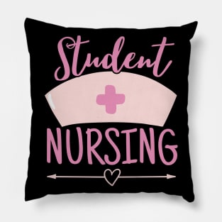 Pastel Nurse Students Nursing Pink Pillow