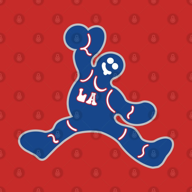 Jumping LA Clippers Gingerbread Man by Rad Love