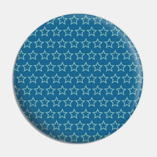 Blue Stars Seamless Pattern 009#001 Pin