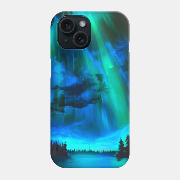 Hyperborea Phone Case by aerroscape