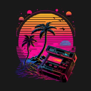 Synthwave 80s neon retro T-Shirt