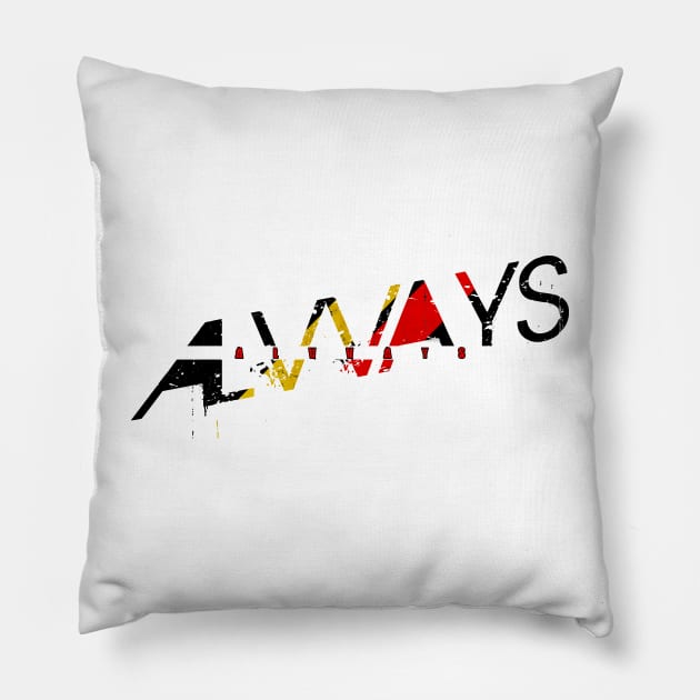 vintage typo Alvvays Pillow by NamaMarket01