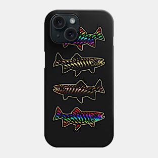 trout collection retro Phone Case