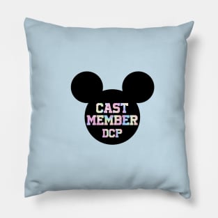 cast member DCP tie dye ears Pillow