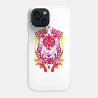 princess who rides wolf Phone Case