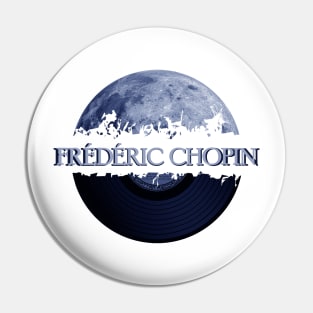 Frédéric Chopin blue moon vinyl Pin