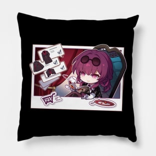 Honkai Star Rail Chibi Kafka Coats Pillow