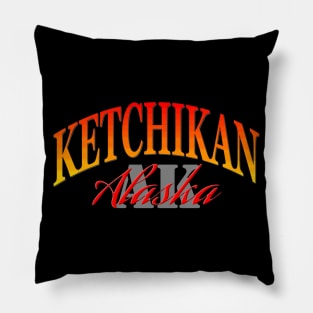 City Pride: Ketchikan, Alaska Pillow