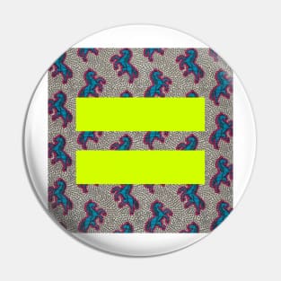 Horsey Equality TShirt Pin