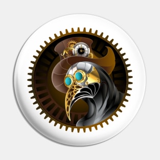 Steampunk Plague Doctor Pin