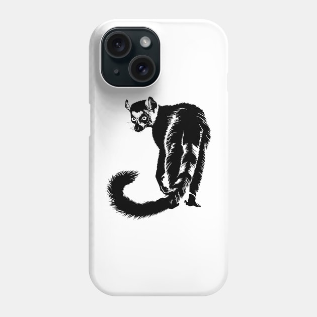 Lemur Phone Case by erzebeth