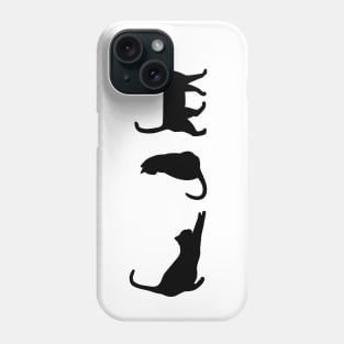 Trio Black Cats Phone Case