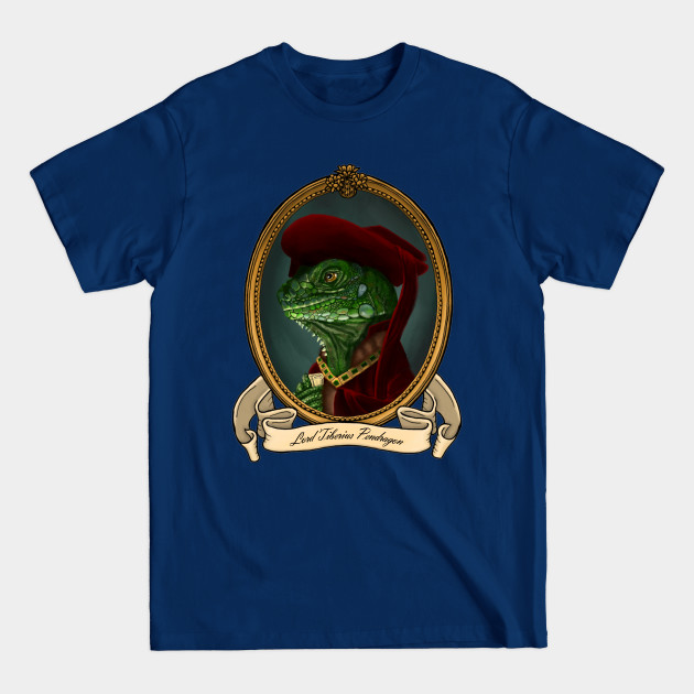 Disover Renaissance Reptile - Lord Tiberius Pendragon - Green Iguana - T-Shirt