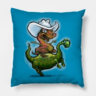 Cowboy Dinosaur Pillow