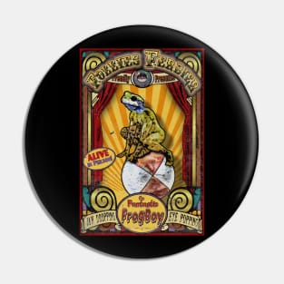 The Frogboy Sideshow Poster Pin