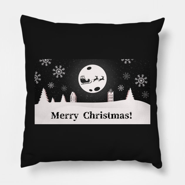 Merry Christmas Pillow by kuvarpatil