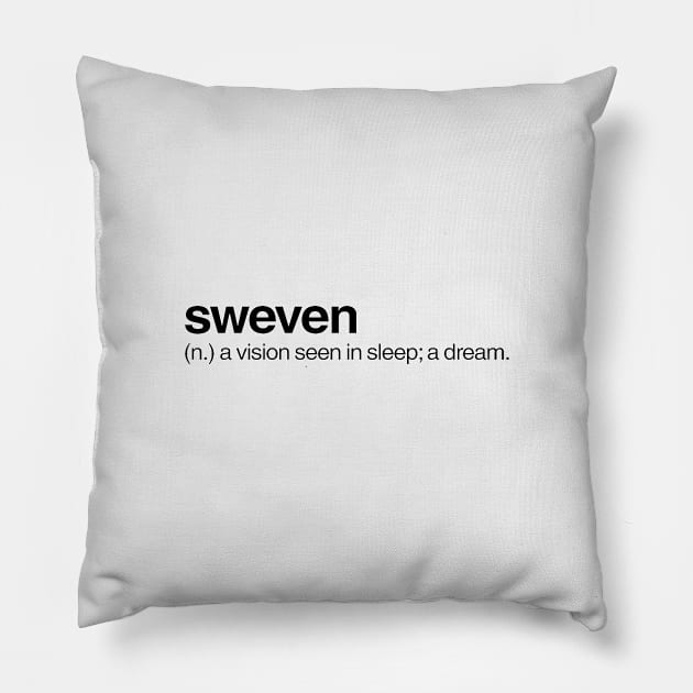 Sweven Pillow by Onomatophilia