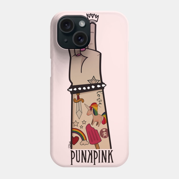 PUNkPINK Phone Case by itoalon