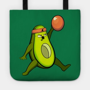 avocado funny jordan basketball Tote