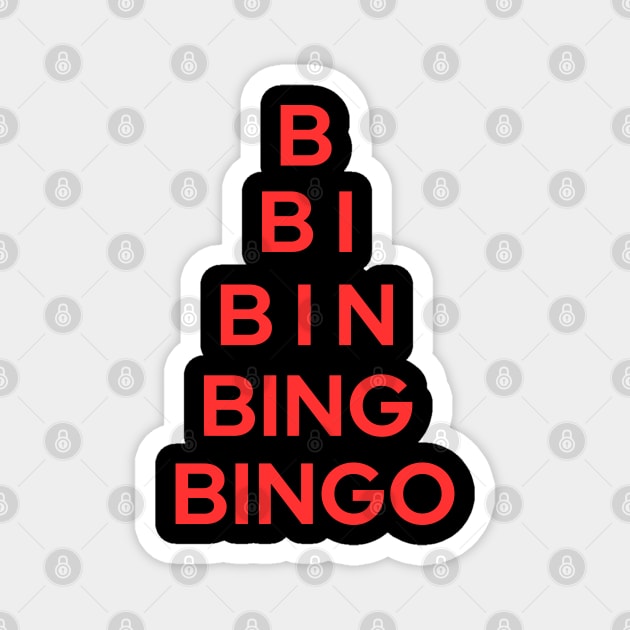 Bingo It Is Bull's Eye Magnet by Dippity Dow Five