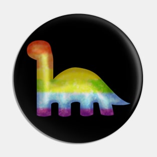 Rainbow Dino Nugget Pin