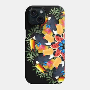 tropic birds mandala Phone Case