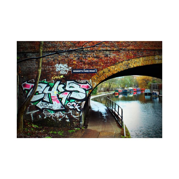 Graffiti Street Art Regent's Canal Camden London by AndyEvansPhotos