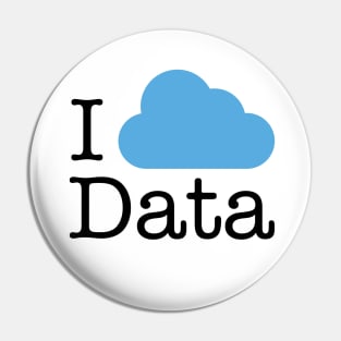 I Love Cloud Data Pin