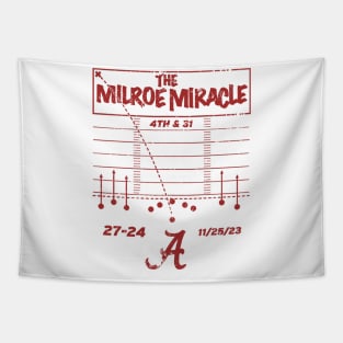 The-Milroe-Miracle-4th-And-31-Alabama Tapestry