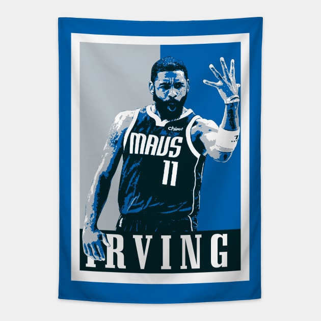 Kyrie Irving Pop Art Style Tapestry by mia_me